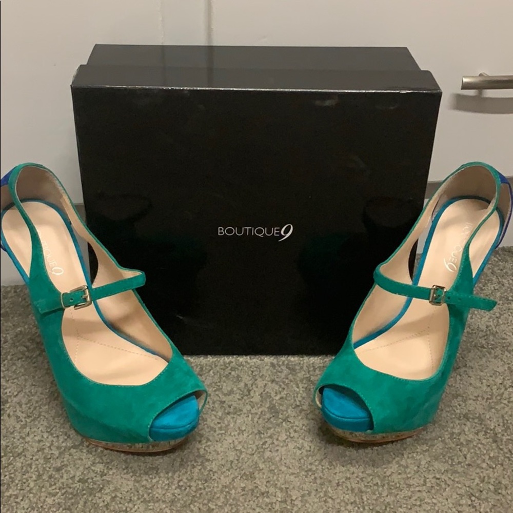 Teal & Blue Pumps
